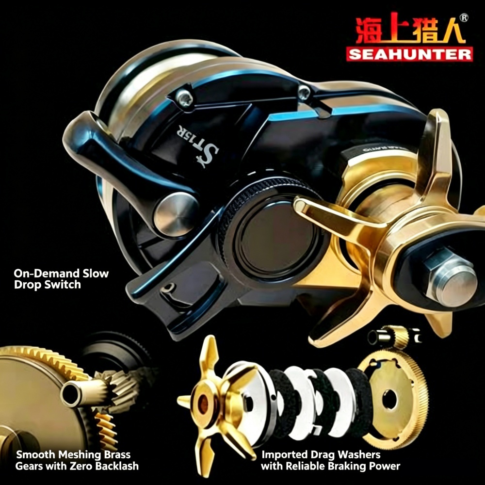 6.2:1 Slow Pitch Jigging Reel  - Trolling Reel avis et prix
