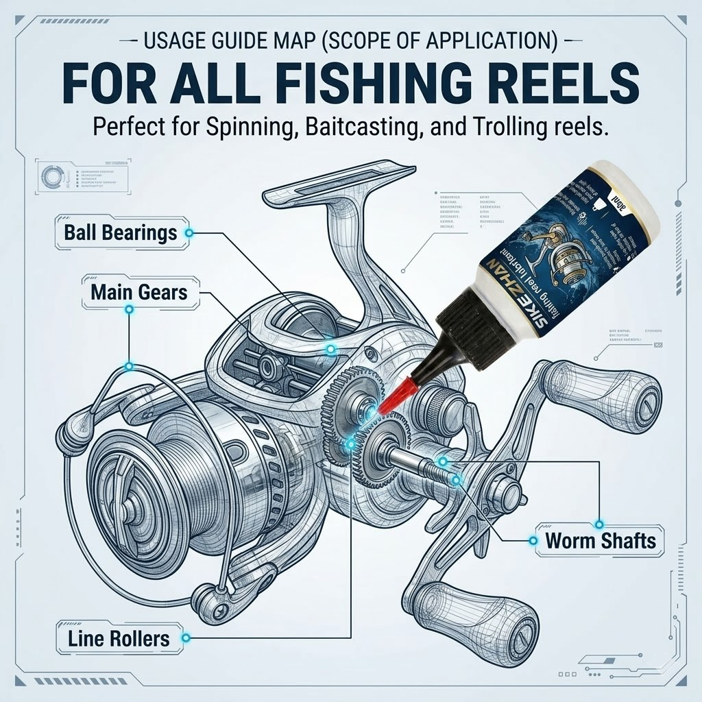 Fishing Reel Oil and Grease Lu - Reel Lubricant avis et prix