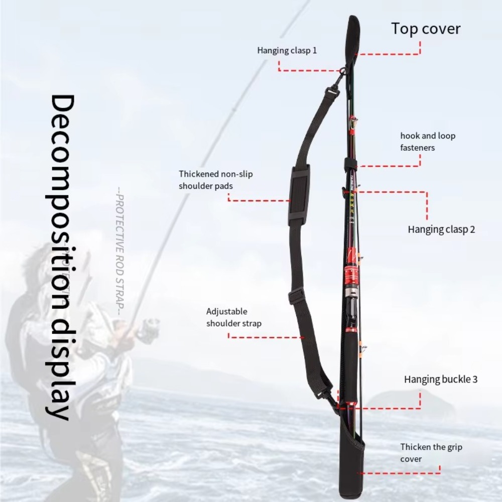 Adjustable Fishing Rod Storage - Reel Cover avis et prix