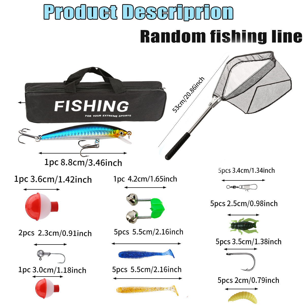 Telescopic Fishing Rod Spinnin - Reel Bag avis et prix