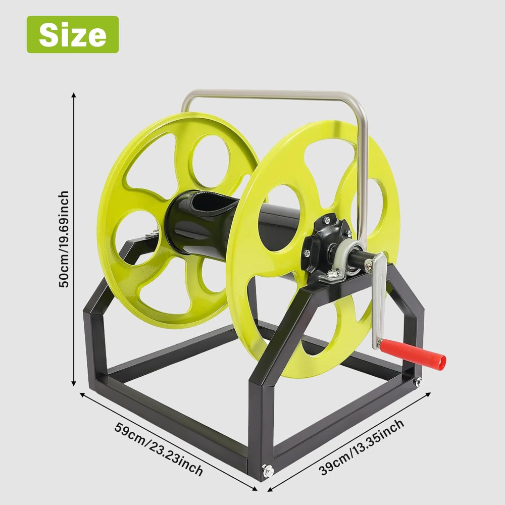 Garden Hose Reel, 360° Wall Mo - Reel Handle avis et prix