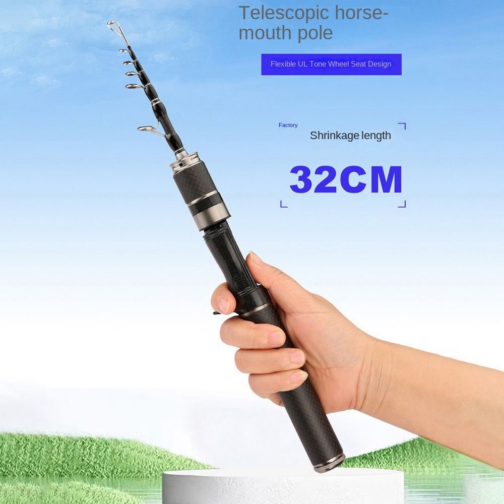 1.5m-1.8m Fishing Pole Rod Set - Spincast Reel avis et prix