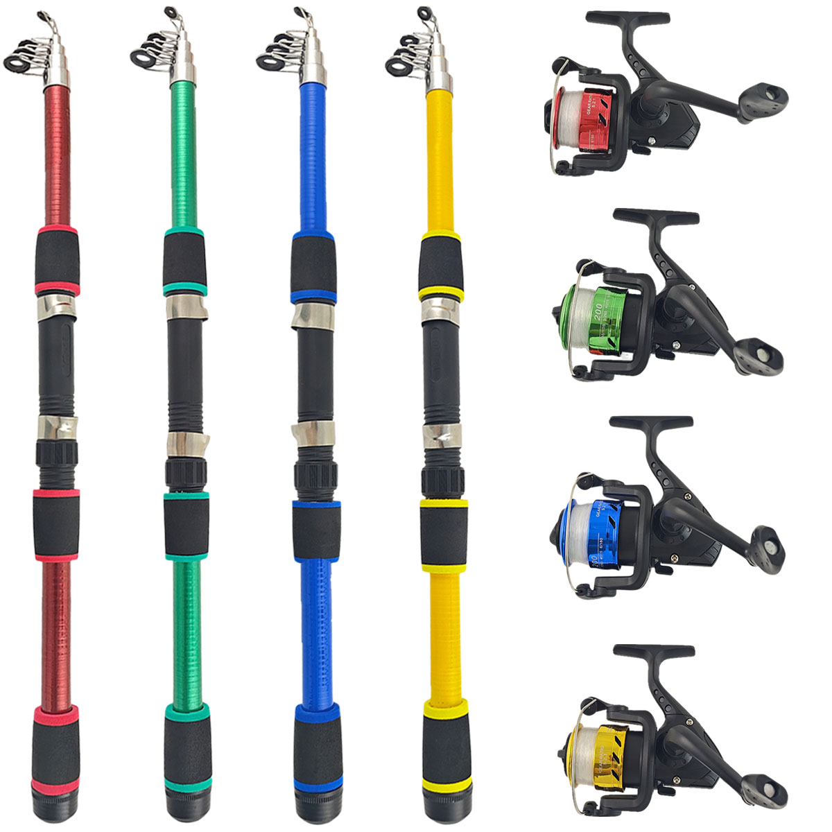 Mini Telescopic Sea Fishing Ro - Reel Bag avis et prix