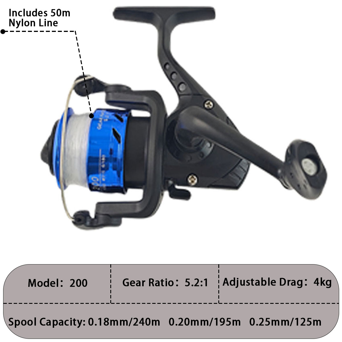 Mini Telescopic Sea Fishing Ro - Reel Bag avis et prix