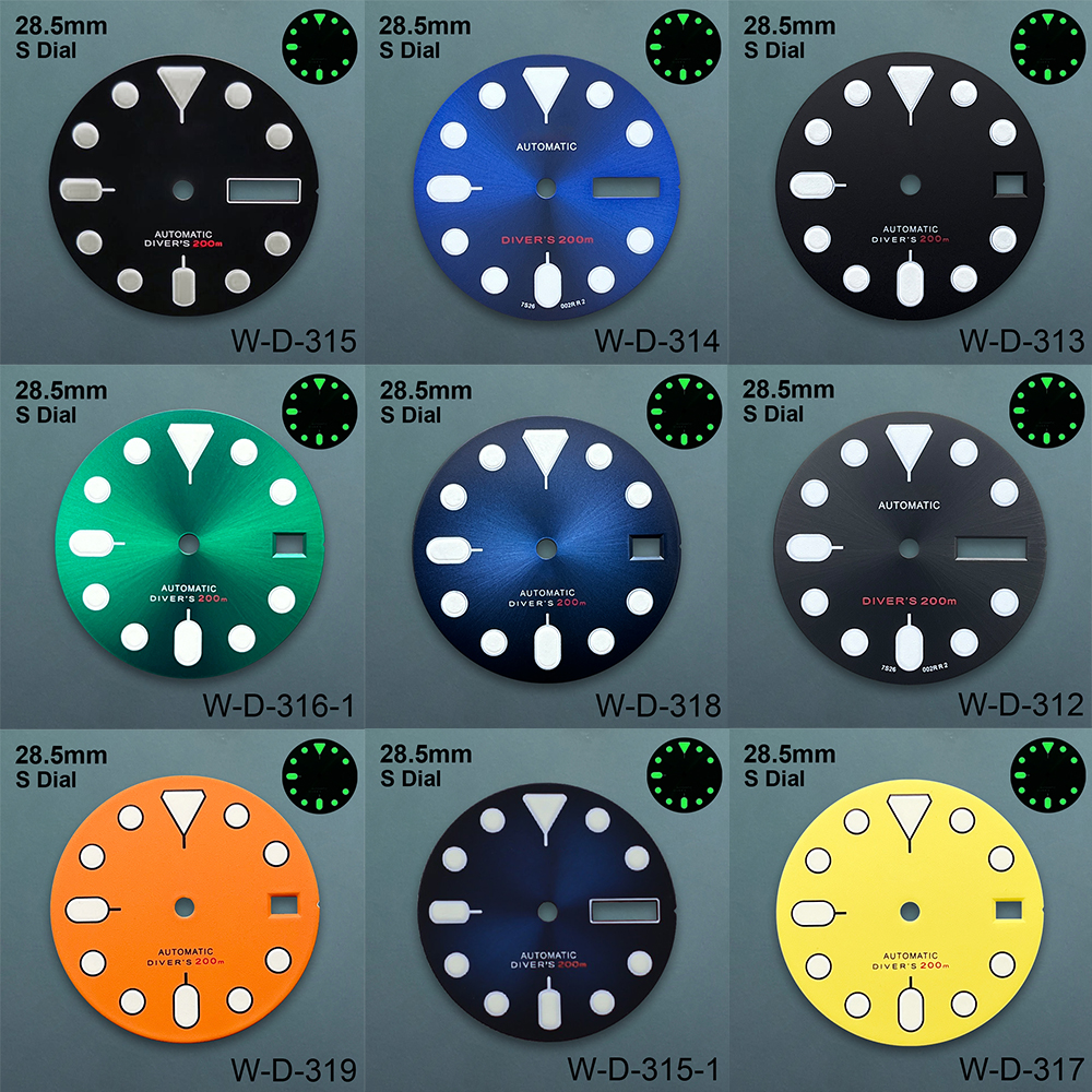 28.5mm S Logo Dial Fit NH35/NH - Reel Case avis et prix