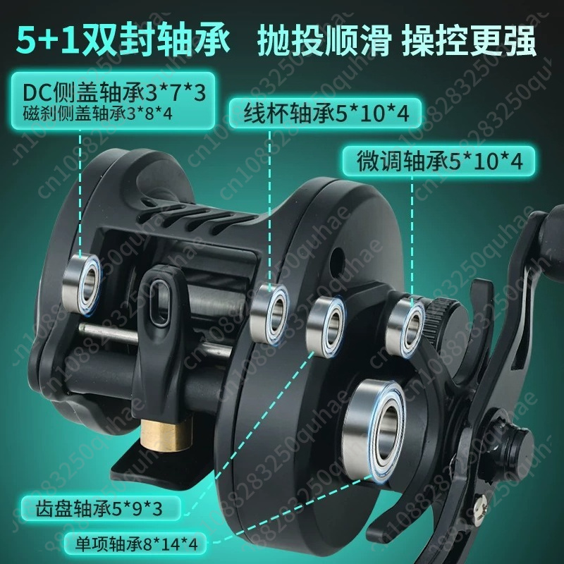 Micro Lure DC Reel, Dual-Use D - Baitcasting Reel avis et prix