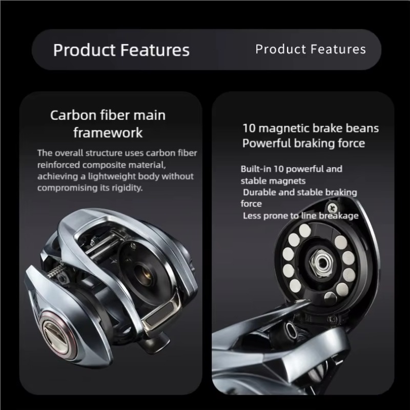 P1 Casting Reel, 7.3:1 Gear Ra - Reel Handle avis et prix