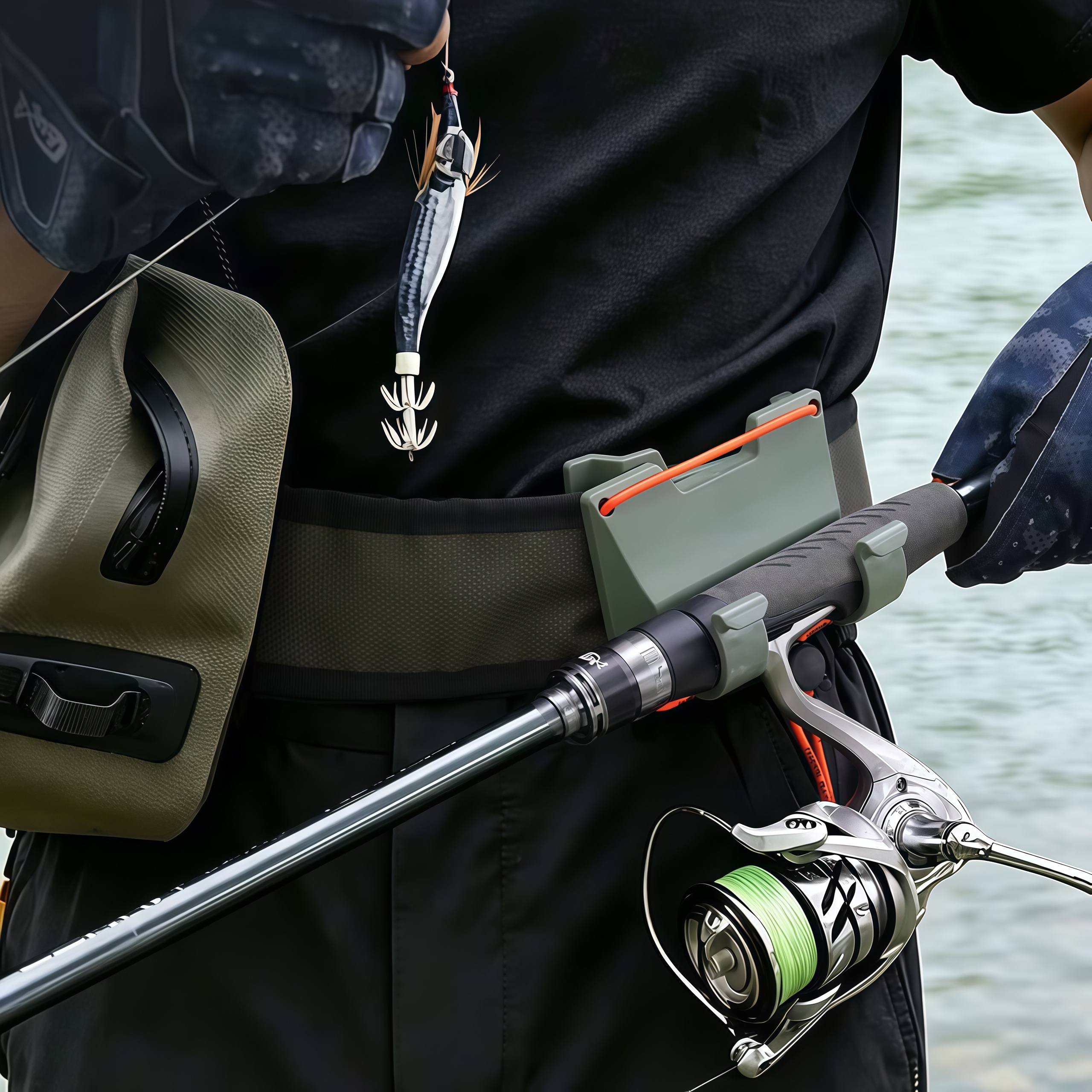 DEUKIO Outdoor Belt Clip Rod H - Spinning Reel avis et prix