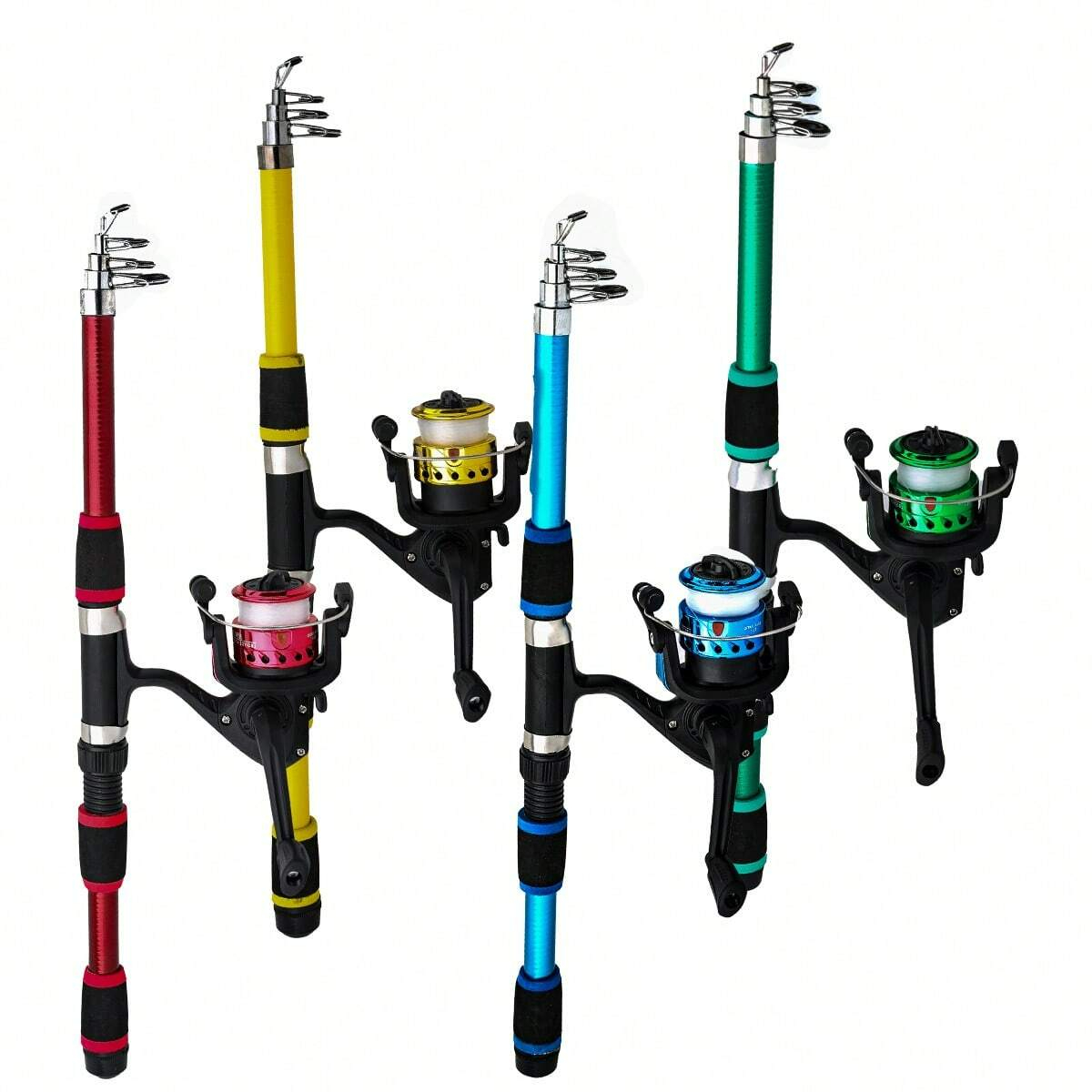 Fishing Pole Set Full Kits Wit - Spincast Reel avis et prix