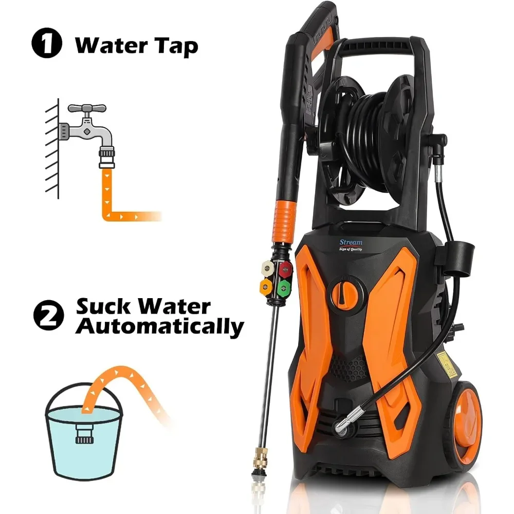For 3500PSI Pressure Washer, 2 - Electric Reel avis et prix