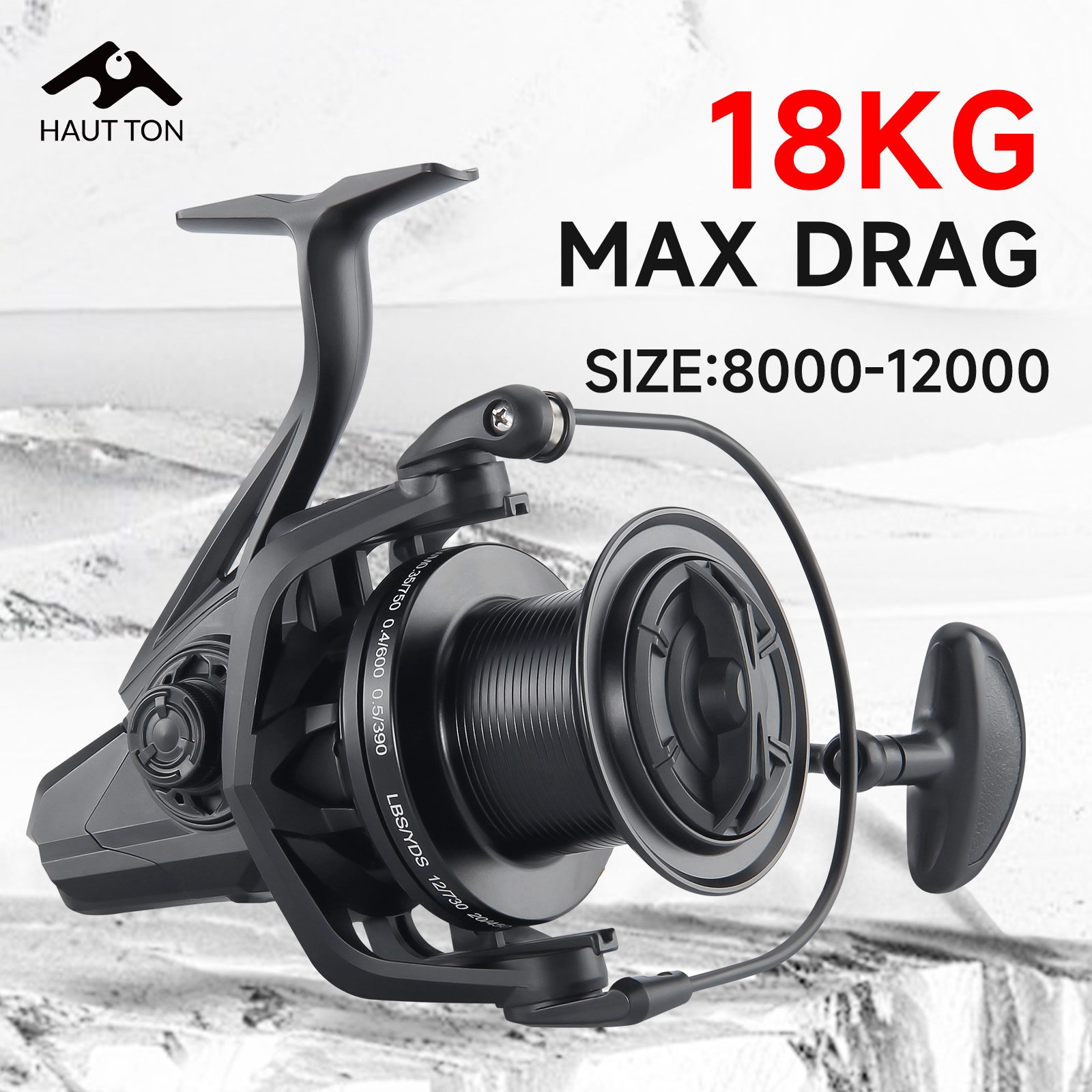 HAUT TON BLACK 12000/14000 Sur - Surf Reel avis et prix