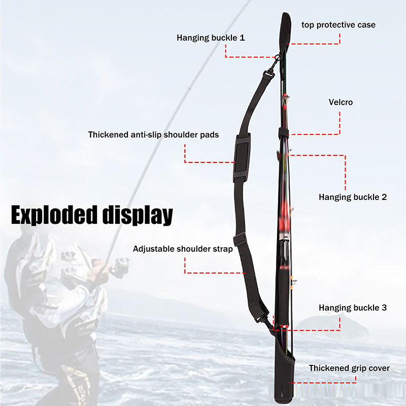 Portable Fishing Rod Shoulder  - Reel Bag avis et prix