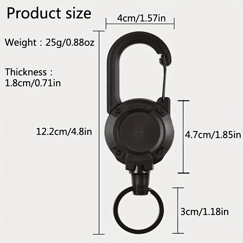 1/2/4pcs Extendable Retractabl - Reel Bag avis et prix